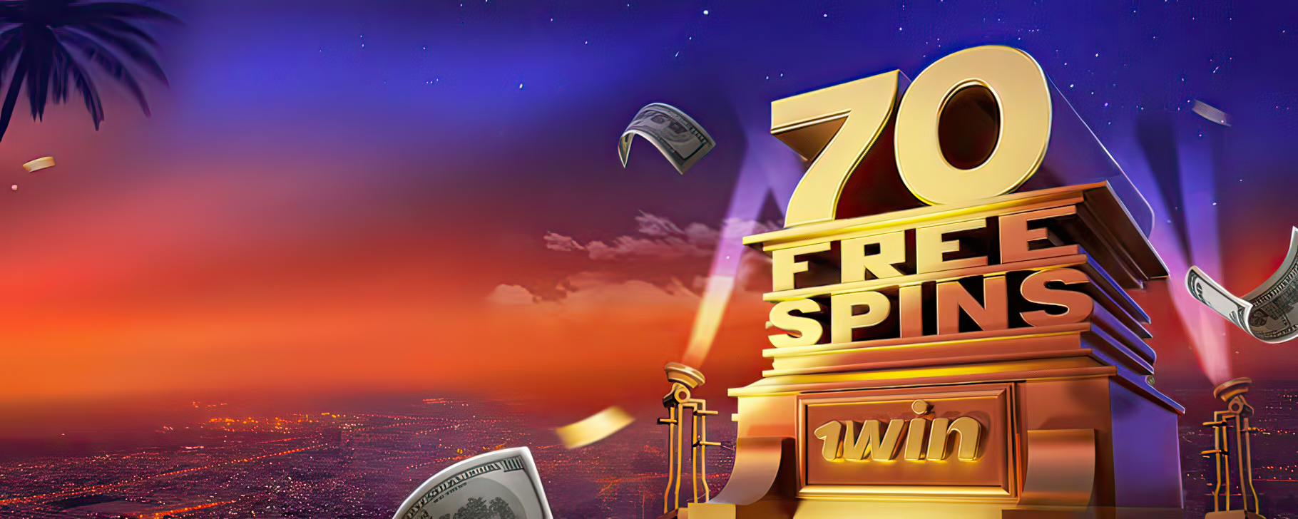 İlk depozitə görə 70 pulsuz fırlatma